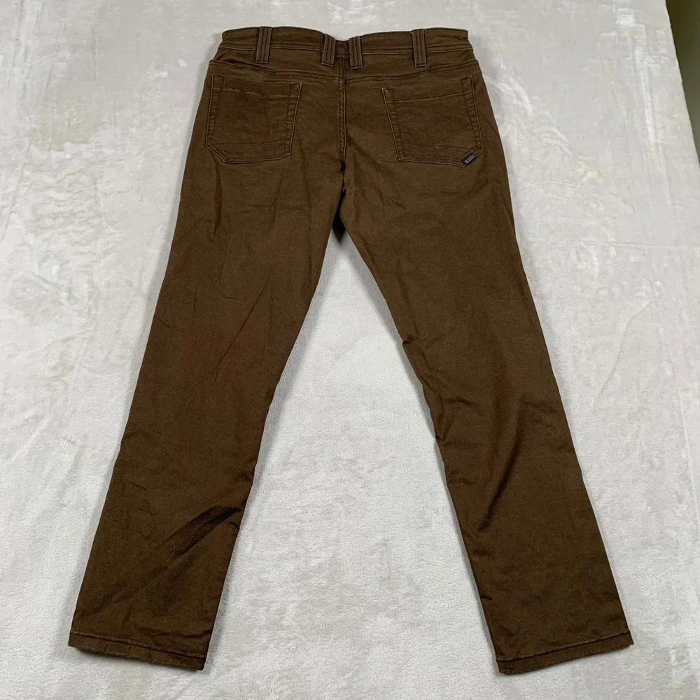5.11 Tactical Defender-Flex Pants Mens 34x30 Brown Slim Fit Twill Outdoor